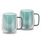 Εικόνα της Σετ Φλιτζάνια Lamart Vaso Tea 250ml Διαφανή/Πράσινα 2 τμχ LT9124
