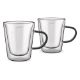 Εικόνα της Σετ Φλιτζάνια Lamart Vaso Tea 300ml Διαφανή/Μαύρα 2 τμχ LT9120