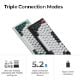 Εικόνα της Πληκτρολόγιο Keychron Q6 HE QMK Full Wireless RGB Hot-Swappable Magnetic Nebula Switches (US) Carbon Black Q6H-M1