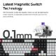 Εικόνα της Πληκτρολόγιο Keychron Q6 HE QMK Full Wireless RGB Hot-Swappable Magnetic Nebula Switches (US) Carbon Black Q6H-M1