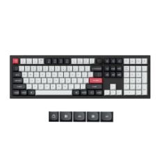 Εικόνα της Πληκτρολόγιο Keychron Q6 HE QMK Full Wireless RGB Hot-Swappable Magnetic Nebula Switches (US) Carbon Black Q6H-M1