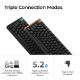 Εικόνα της Πληκτρολόγιο Keychron K10 HE Full Wireless RGB Hot-Swappable Magnetic Nebula Switches (US) Special Edition Black K10H-F1