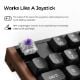Εικόνα της Πληκτρολόγιο Keychron K10 HE Full Wireless RGB Hot-Swappable Magnetic Nebula Switches (US) Black K10H-J1