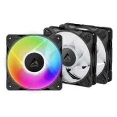 Εικόνα της Case Fan Arctic P12 Pro A-RGB PWM 120mm Black (3-Pack) ACFAN00310A