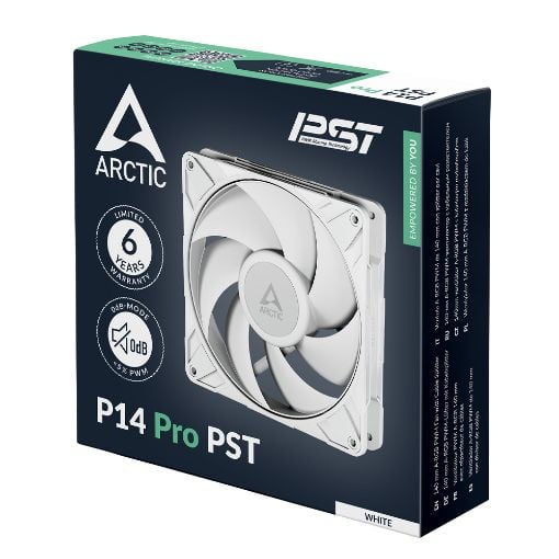 Εικόνα της Case Fan Arctic P14 Pro PST PWM 140mm White ACFAN00317A