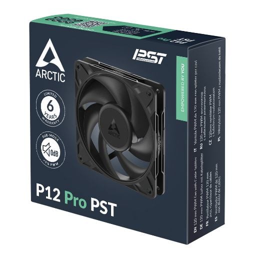 Εικόνα της Case Fan Arctic P12 Pro PST PWM 120mm Black ACFAN00306A