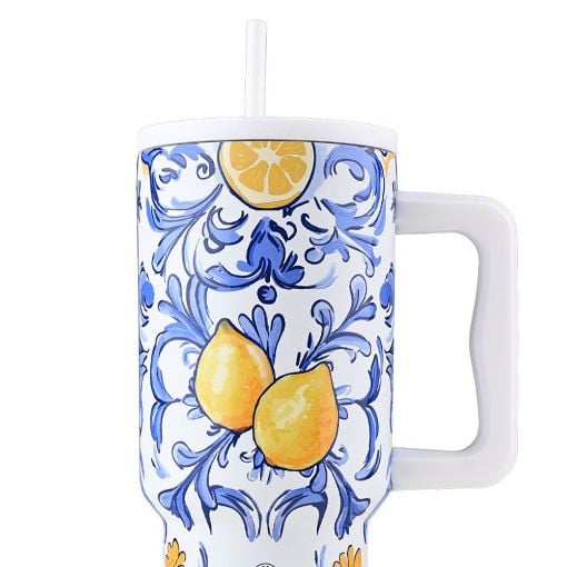 Εικόνα της Θερμός Estia Straw Tumbler XL Save The Aegean 900ml Amalfi Coast 01-34832