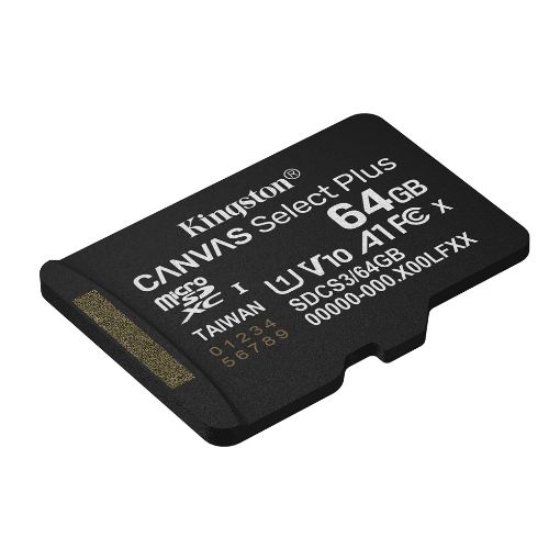 Εικόνα της Κάρτα Μνήμης MicroSDXC Kingston Canvas Select Plus Class 10 64GB SDCS3/64GBSP