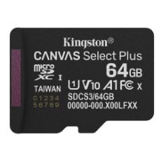 Εικόνα της Κάρτα Μνήμης MicroSDXC Kingston Canvas Select Plus Class 10 64GB SDCS3/64GBSP