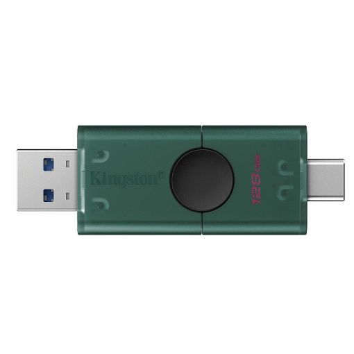 Εικόνα της Kingston DataTraveler Duo USB-A/USB-C 3.2 Gen1 128GB Green/Black DTDEG2/128GB