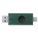 Εικόνα της Kingston DataTraveler Duo USB-A/USB-C 3.2 Gen1 128GB Green/Black DTDEG2/128GB