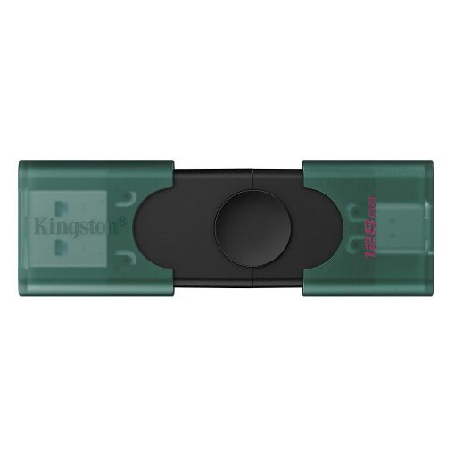 Εικόνα της Kingston DataTraveler Duo USB-A/USB-C 3.2 Gen1 128GB Green/Black DTDEG2/128GB