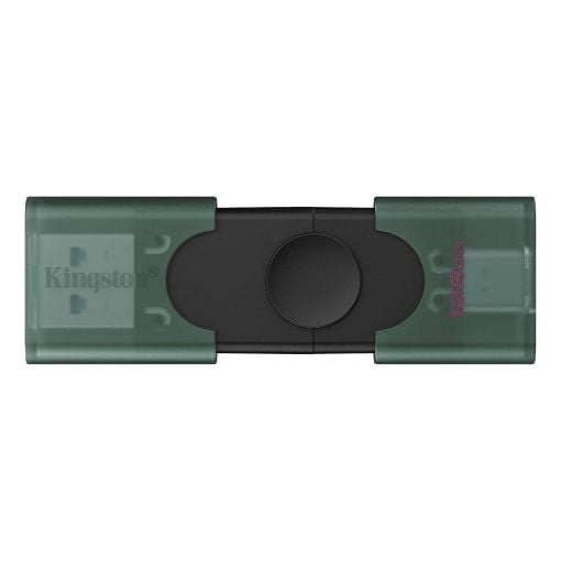 Εικόνα της Kingston DataTraveler Duo USB-A/USB-C 3.2 Gen1 256GB Green/Black DTDEG2/256GB