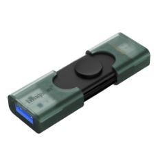 Εικόνα της Kingston DataTraveler Duo USB-A/USB-C 3.2 Gen1 256GB Green/Black DTDEG2/256GB