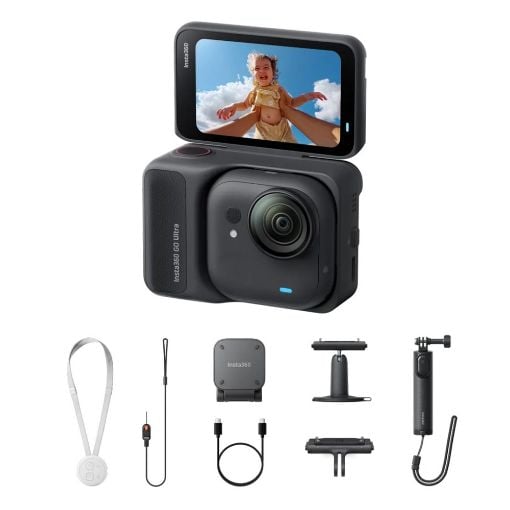 Εικόνα της Action Camera Insta360 GO Ultra Creator Bundle Midnight Black