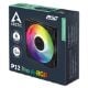 Εικόνα της Case Fan Arctic P12 Pro A-RGB PWM 120mm Black ACFAN00309A