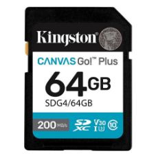 Εικόνα της Κάρτα Μνήμης SDXC Kingston Canvas Go! Plus Class 10 64GB SDG4/64GB