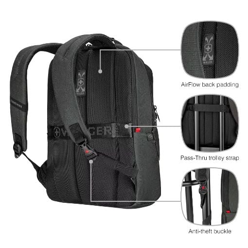 Εικόνα της Τσάντα Laptop 16" Wenger MX Eco Professional Backpack 20L Charcoal 612261
