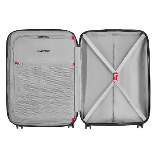 Εικόνα της Βαλίτσα Wenger Prymo Medium Hardside 65x45x26cm 59lt Black 612537