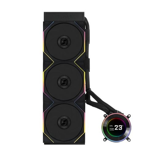 Εικόνα της Lian Li HydroShift II LCD-C 360 Fan-Less Black G89.GHS2LCD36B.00