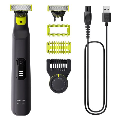 Εικόνα της Ξυριστική Μηχανή Philips Oneblade Pro 360 Επαναφορτιζόμενη Black QP6542/15