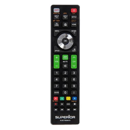 Εικόνα της Τηλεχειριστήριο Τηλεόρασης Universal Superior Συμβατό με Panasonic Black SUPTRB011