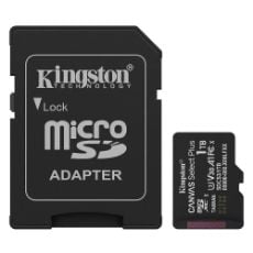 Εικόνα της Κάρτα Μνήμης MicroSDXC Kingston Canvas Select Plus 1TB Class 10 UHS-I U3 + SD Adapter SDCS3/1TB