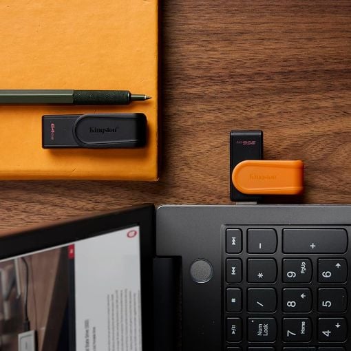 Εικόνα της Kingston DataTraveler Exodia S USB 3.2 Type-A 256GB Black/Orange DTXS/256GB