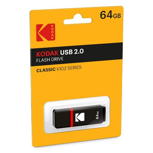 Εικόνα της Kodak K102 64GB USB 2.0 Type-A Black EKMMD64GK102