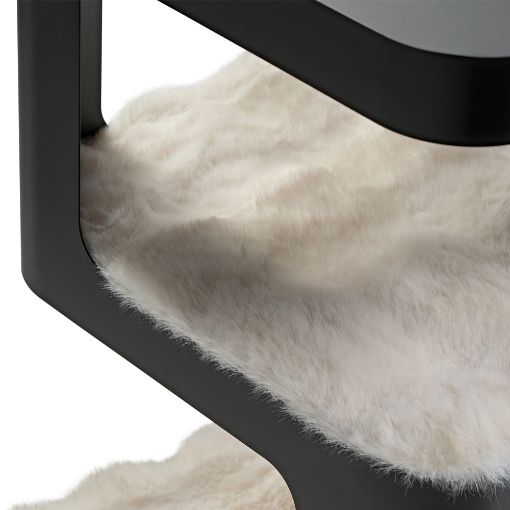 Εικόνα της Κρεβάτι Γάτας Eureka Ergonomic 3 Επιπέδων 35.5x35.5x56cm Μαύρο ERK-P-CET03-B