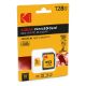 Εικόνα της Κάρτα Μνήμης microSDXC Kodak Class 10 128GB UHS-I U1 V10 + SD Adapter EKMSDM128GXC10K