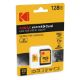 Εικόνα της Κάρτα Μνήμης microSDXC Kodak Class 10 128GB UHS-I U3 V30 + SD Adapter EKMSDM128GXC10HPRK