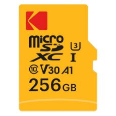 Εικόνα της Κάρτα Μνήμης microSDXC Kodak Class 10 256GB UHS-I U3 V30 + SD Adapter EKMSDM256GXC10HPRK