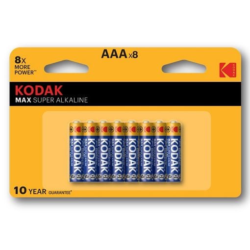 Εικόνα της Αλκαλικές Μπαταρίες AAA Kodak LR3 1.5V 8τμχ D-01-103-10