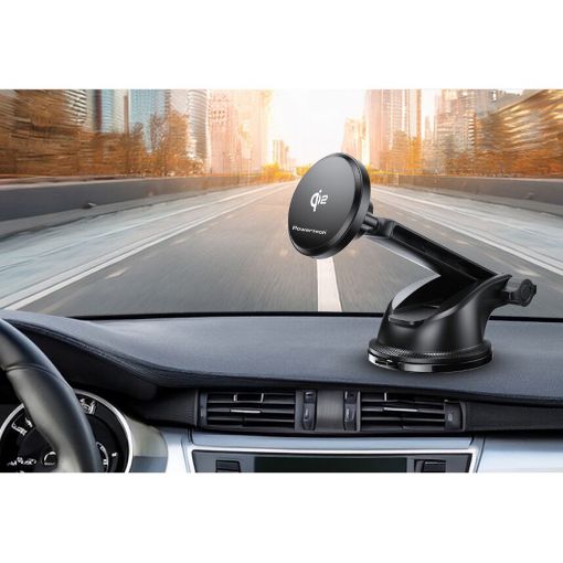 Εικόνα της Powertech Car Mount Magnetic Wireless Charging Qi2 15W Black PT-1492