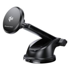 Εικόνα της Powertech Car Mount Magnetic Wireless Charging Qi2 15W Black PT-1492