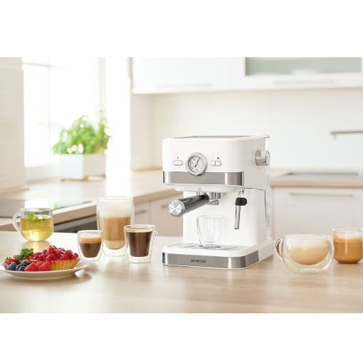 Εικόνα της Μηχανή Espresso Sencor 20Bar White SES 1720WH