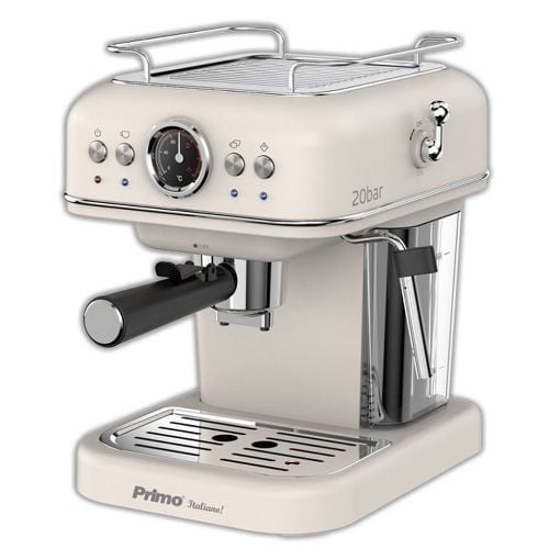 Εικόνα της Μηχανή Espresso Primo Eco 20bar 1050W Ivory PREM-40445