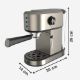 Εικόνα της Μηχανή Espresso Black & Decker 20bar 550W Grey BXCO1350E
