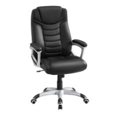 Εικόνα της Καρέκλα Γραφείου Songmics PU Leather Black OBG21BV1