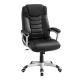 Εικόνα της Καρέκλα Γραφείου Songmics PU Leather Black OBG21BV1