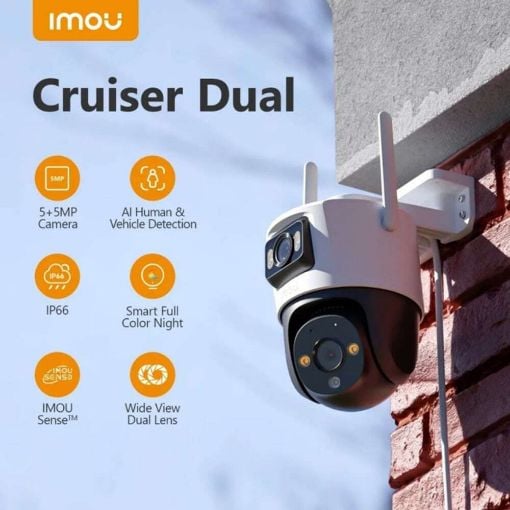Εικόνα της Outdoor Wirelless IP Camera Imou Cruiser Dual 6MP Pan/Tilt