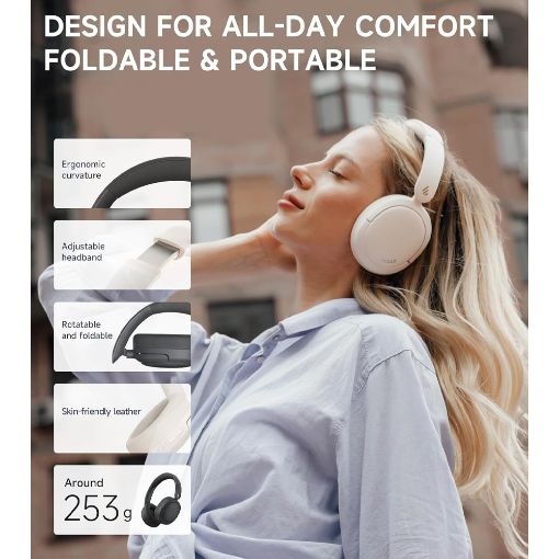Εικόνα της Headphones Edifier W800BT Pro Bluetooth ANC Beige