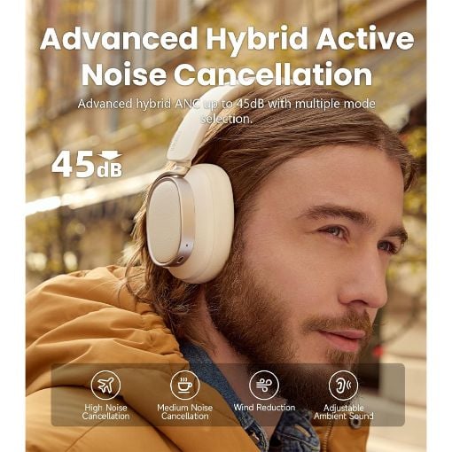Εικόνα της Headphones Edifier ES850NB Bluetooth ANC Beige