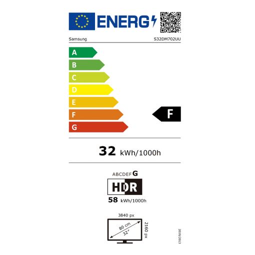 Εικόνα της Οθόνη Samsung M7 M70F 32" VA 4K UHD Smart Monitor HDR Black LS32FM702UUXDU