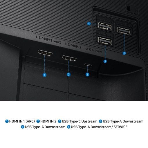 Εικόνα της Οθόνη Samsung M7 M70F 32" VA 4K UHD Smart Monitor HDR Black LS32FM702UUXDU
