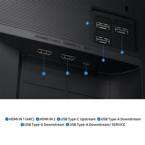 Εικόνα της Οθόνη Samsung M7 M70F 43" VA 4K UHD Smart Monitor HDR LS43FM702UUXDU
