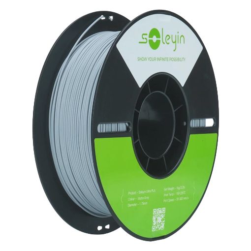 Εικόνα της Creality Soleyin Ultra PLA Filament 1.75mm Spool of 1Kg Matte Gray 3301010517