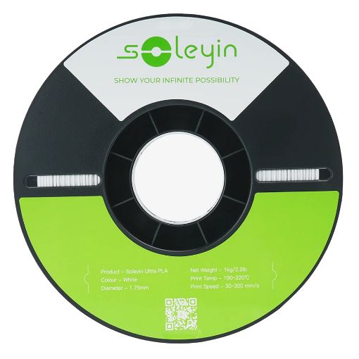 Εικόνα της Creality Soleyin Ultra PLA Filament 1.75mm Spool of 1Kg Matte Black 3301010513