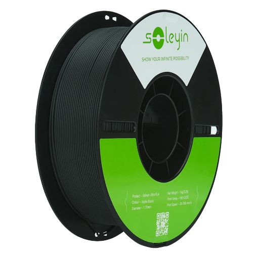 Εικόνα της Creality Soleyin Ultra PLA Filament 1.75mm Spool of 1Kg Matte Black 3301010513
